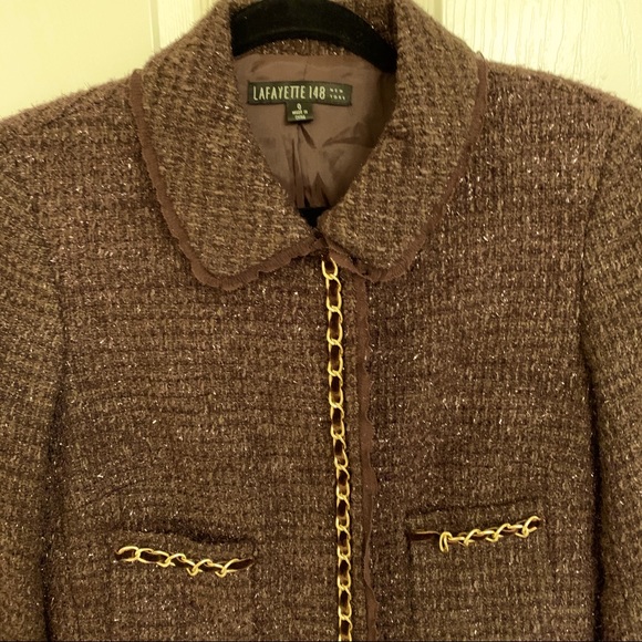 Lafayette 148 New York Jackets & Blazers - LAFAYETTE 148 New York Brown Coat